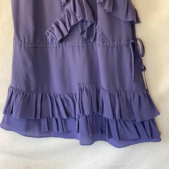 Silk Ruffle Dress - Picture 4 of 12